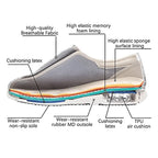 Slip-On Walking Shoes Wide Fit & Adjustable Strap