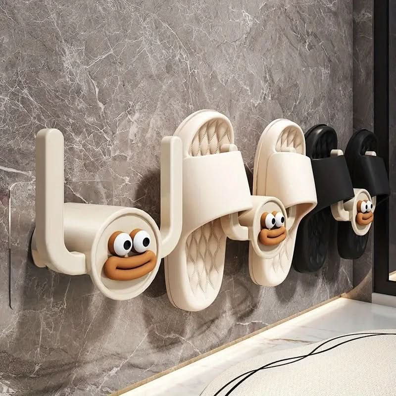 Slipper Holder Wall-Mount Drill-Free Quick-Dry