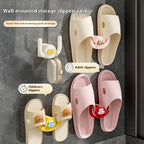 Slipper Holder Wall-Mount Drill-Free Quick-Dry