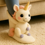 Slipper Socks 3D Animal Plush Microfiber Non-Slip