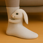Slipper Socks 3D Animal Plush Microfiber Non-Slip