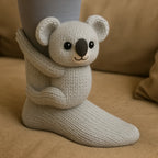 Slipper Socks Plush 3D Animal Non-Slip Sole