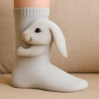 Slipper Socks Plush 3D Animal Non-Slip Sole