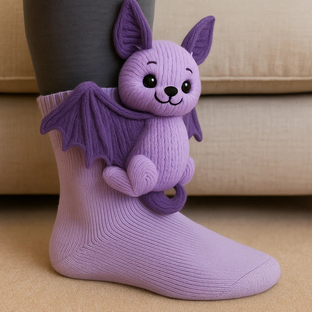 Slipper Socks Plush 3D Animal Non-Slip Sole