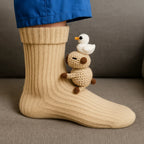 Slipper Socks Plush 3D Animal Non-Slip Sole
