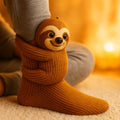 Slipper Socks Plush Lining Non-Slip Sole