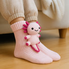 Slipper Socks Plush Lining Non-Slip Sole