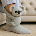 Slipper Socks Plush Lining Non-Slip Sole