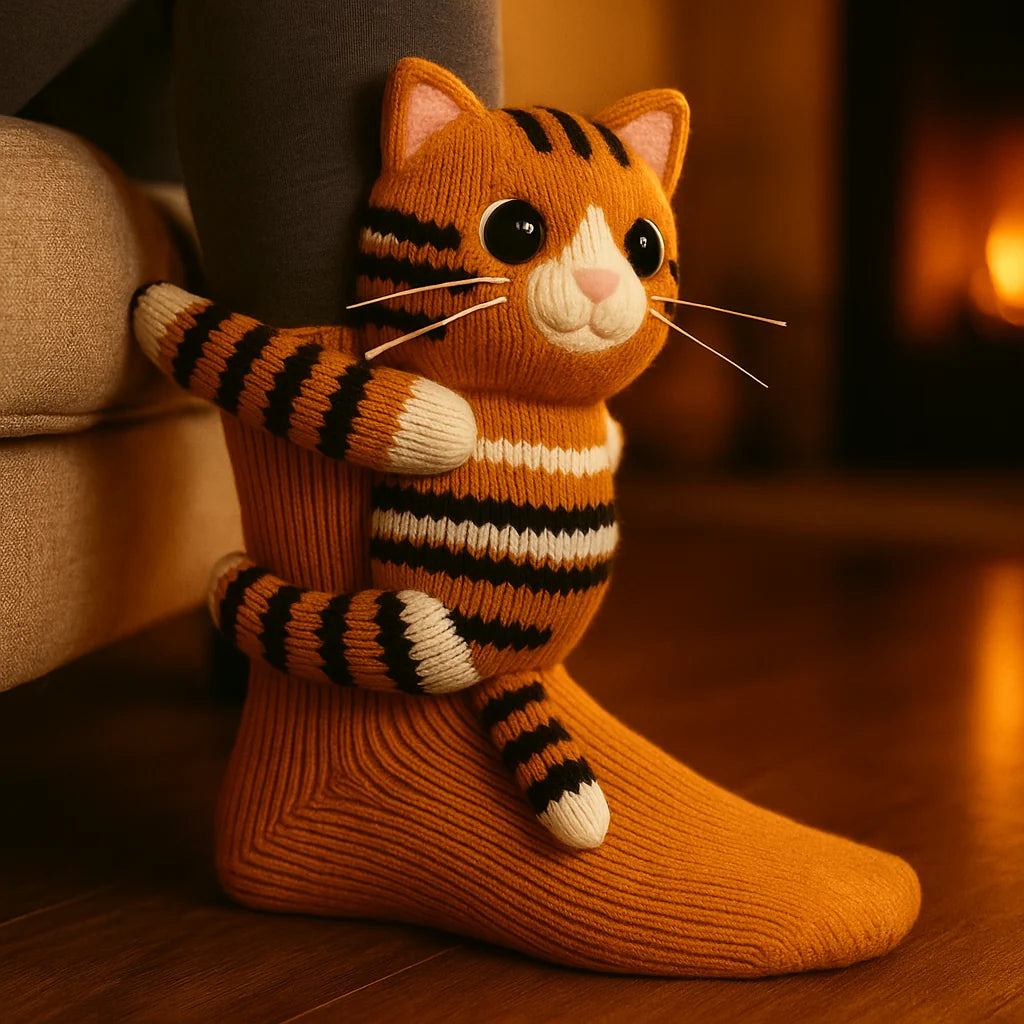 Slipper Socks Plush Lining Non-Slip Sole