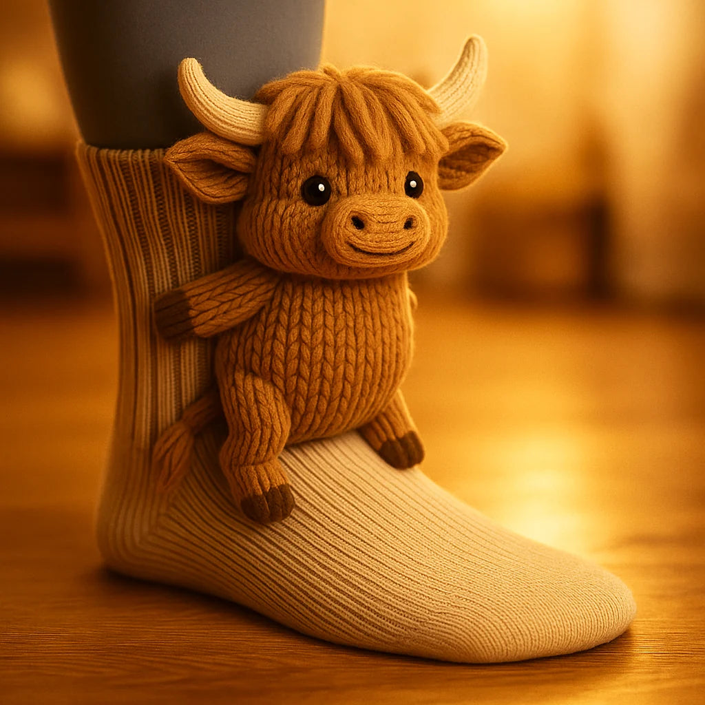 Slipper Socks Plush Lining Non-Slip Sole