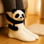 Slipper Socks Plush Lining Non-Slip Sole