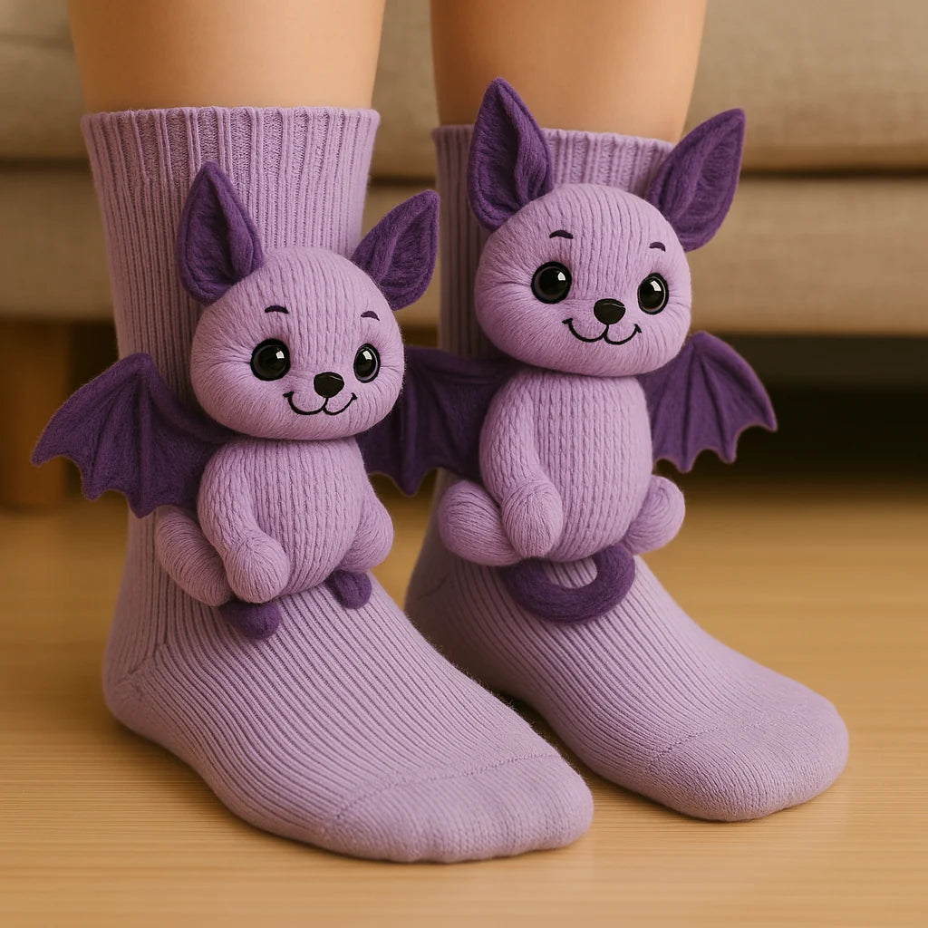Slipper Socks Plush Lining Non-Slip Sole