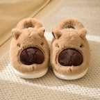Slippers Capybara Plush Non-Slip Sole