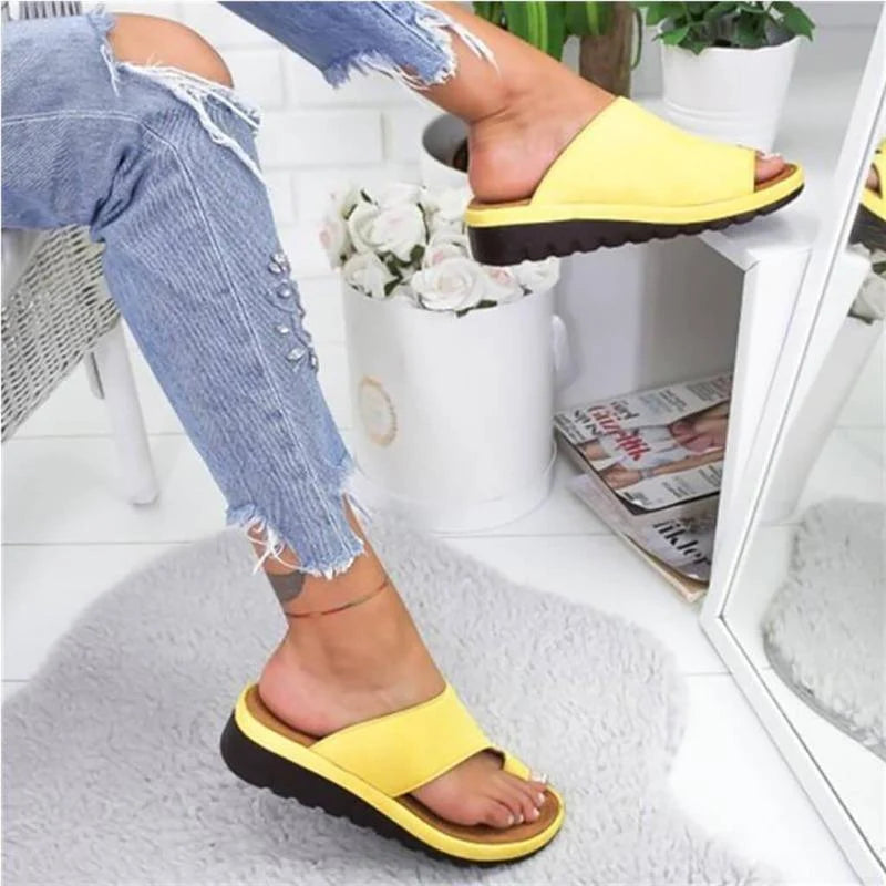 Slippers Orthopedic Ergonomic Footbed Padded Insole