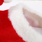 Slippers Plush Santa Pom-Pom Non-Slip & Machine Washable