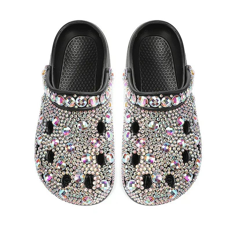 Slippers Rhinestone Embellished Lightweight Non-Slip