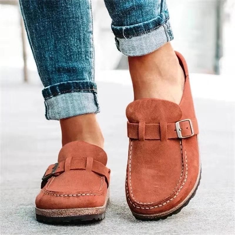 Slippers Vegan Suede Pre-Shaped Footbed Anti-Slip Sole