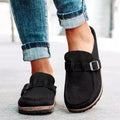 Slippers Vegan Suede Pre-Shaped Footbed Anti-Slip Sole