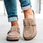 Slippers Vegan Suede Pre-Shaped Footbed Anti-Slip Sole