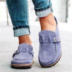 Slippers Vegan Suede Pre-Shaped Footbed Anti-Slip Sole