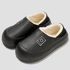 Slippers Waterproof Plush Lined Non-Slip Sole