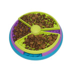 Slow Feeder Bowl 3-Layer Rotating Puzzle Non-Slip & Easy-Clean