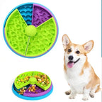 Slow Feeder Bowl 3-Layer Rotating Puzzle Non-Slip & Easy-Clean