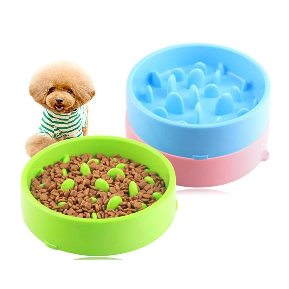 Slow Feeder Bowl Maze Design Dishwasher Safe