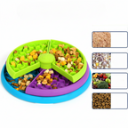 Slow Feeder Dog Bowl Multi-Level Pet-Safe Plastic