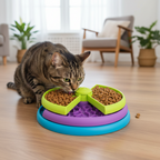 Slow Feeder Dog Bowl Multi-Level Pet-Safe Plastic