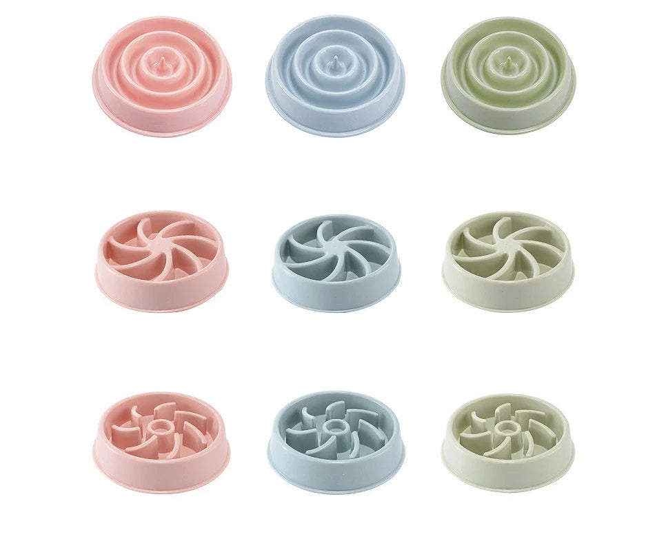 Slow Feeder Pet Bowl Anti-Choke Dishwasher-Safe