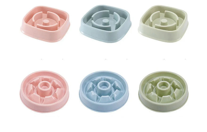 Slow Feeder Pet Bowl Anti-Choke Dishwasher-Safe