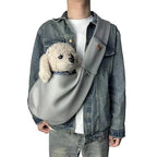 Small Dog Sling Crossbody Breathable Fabric Safety Clip