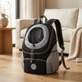 Small Pet Backpack Breathable Mesh & Adjustable Straps