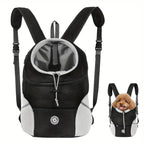 Small Pet Backpack Breathable Mesh & Adjustable Straps