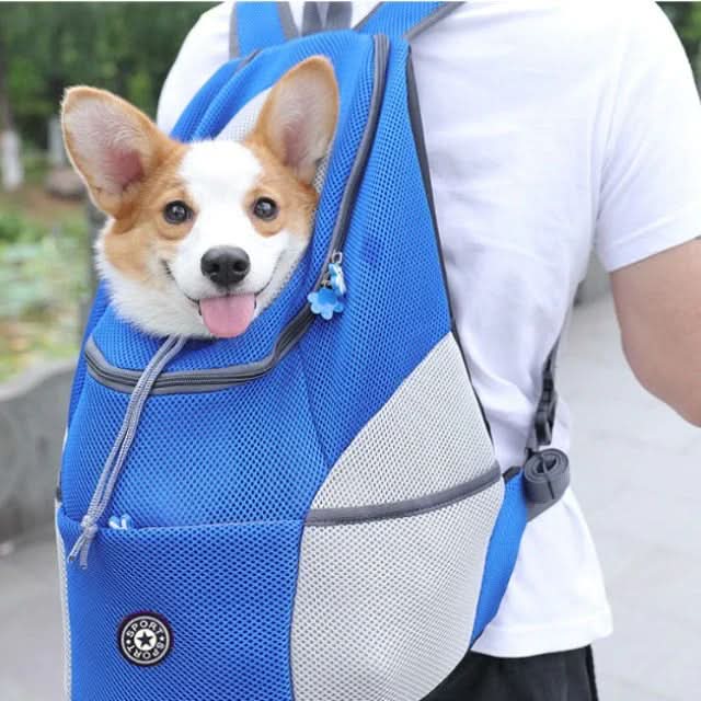 Small Pet Backpack Breathable Mesh & Adjustable Straps