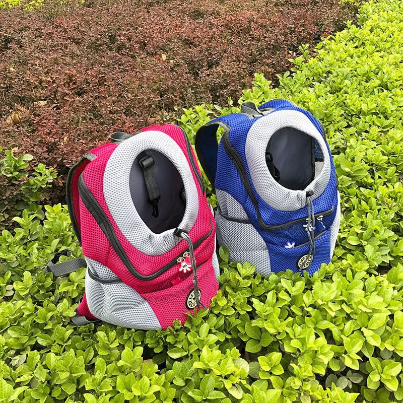 Small Pet Backpack Breathable Mesh & Adjustable Straps
