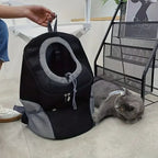 Small Pet Backpack Breathable Mesh & Adjustable Straps