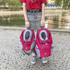Small Pet Backpack Breathable Mesh & Adjustable Straps