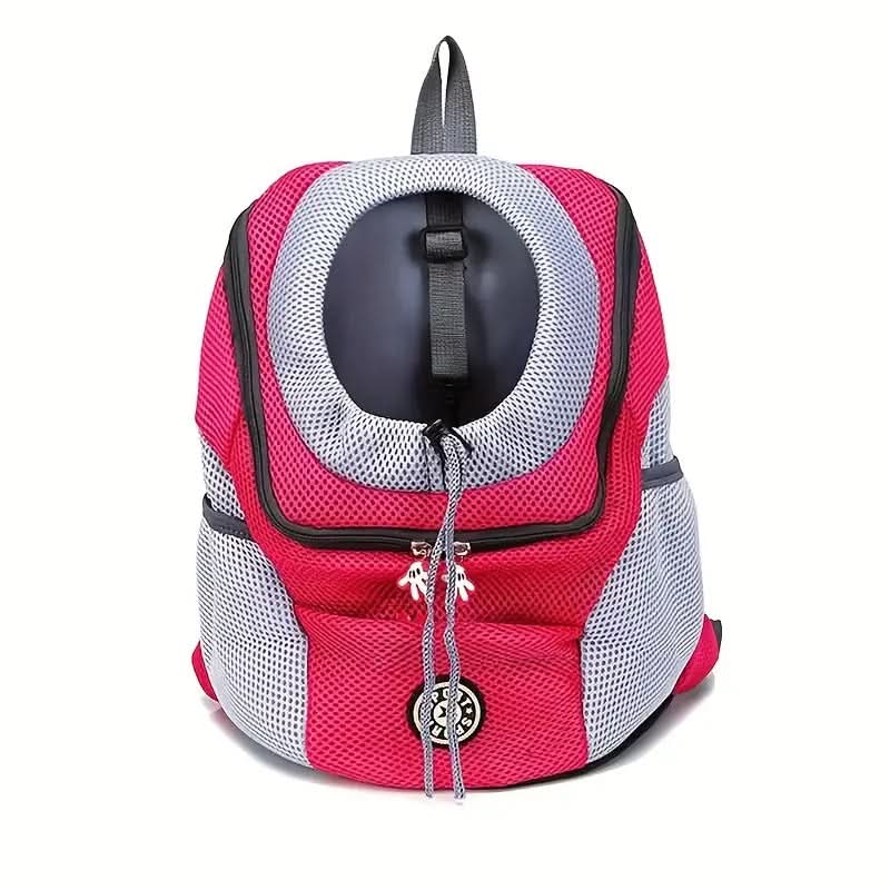Small Pet Backpack Breathable Mesh & Adjustable Straps