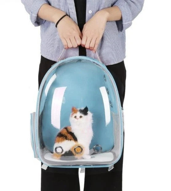 Small Pet Backpack Transparent Window & Side Door