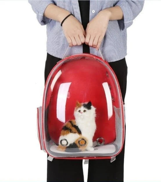 Small Pet Backpack Transparent Window & Side Door