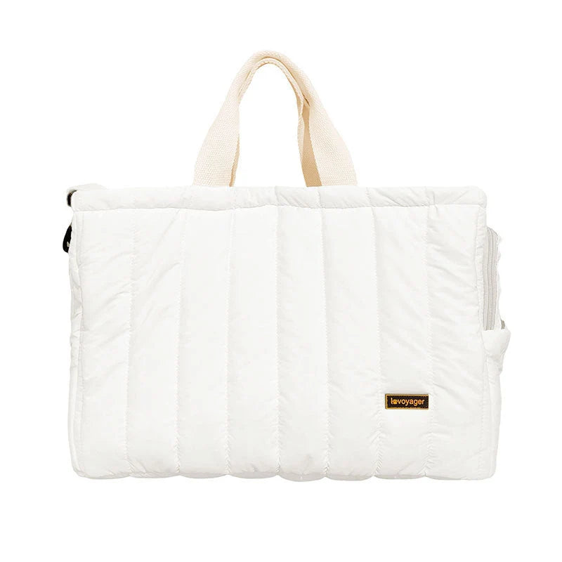 Small Pet Carrier Padded Cotton Handbag & Crossbody