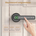 Smart Door Lock Biometric Fingerprint Auto-Locking & App Control