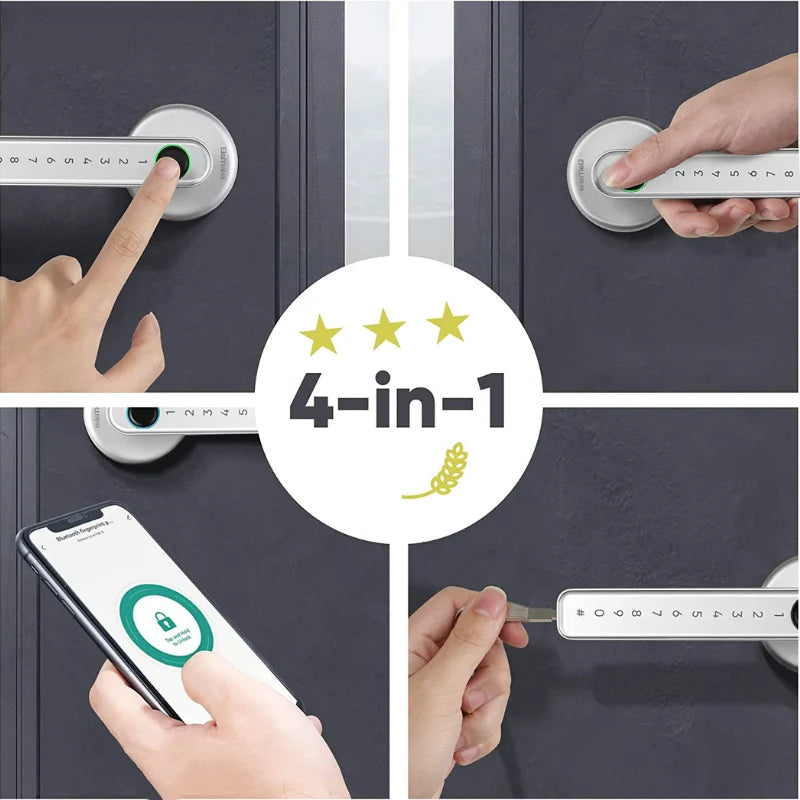 Smart Door Lock Fingerprint & PIN App Control