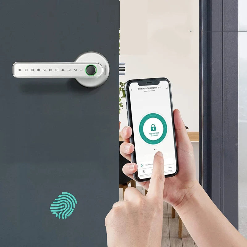 Smart Door Lock Fingerprint & PIN App Control