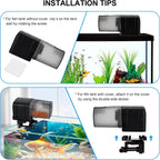 Smart Fish Feeder App & Voice Control Adjustable Portions