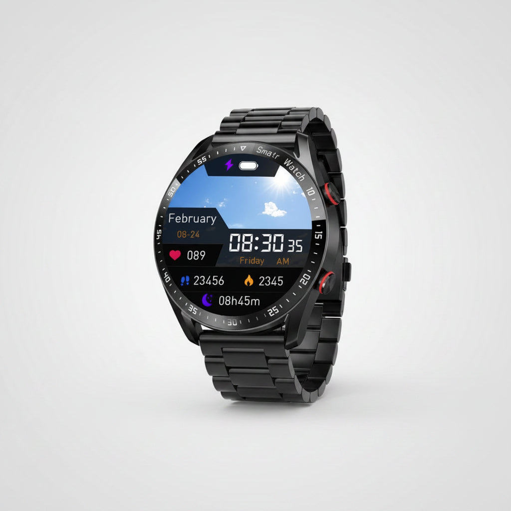 Smart Fitness Tracker Heart Rate Monitor 1.45-Inch Display