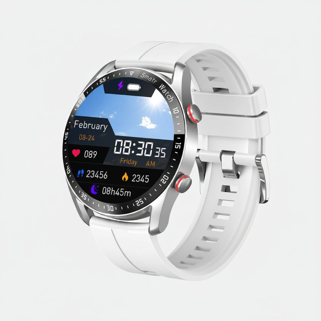 Smart Fitness Tracker Heart Rate Monitor 1.45-Inch Display