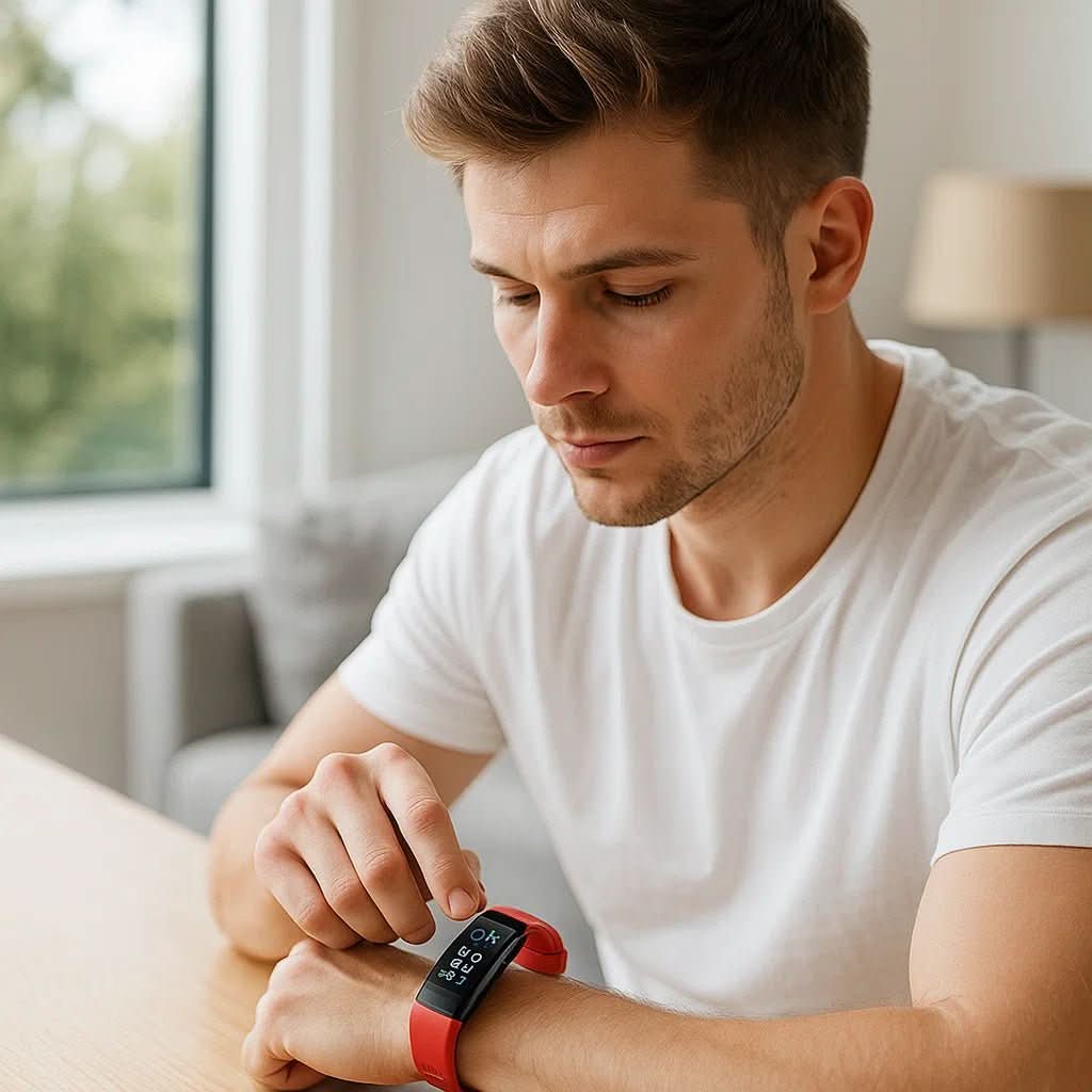 Smart Health Tracker Heart Rate & Sleep Monitoring